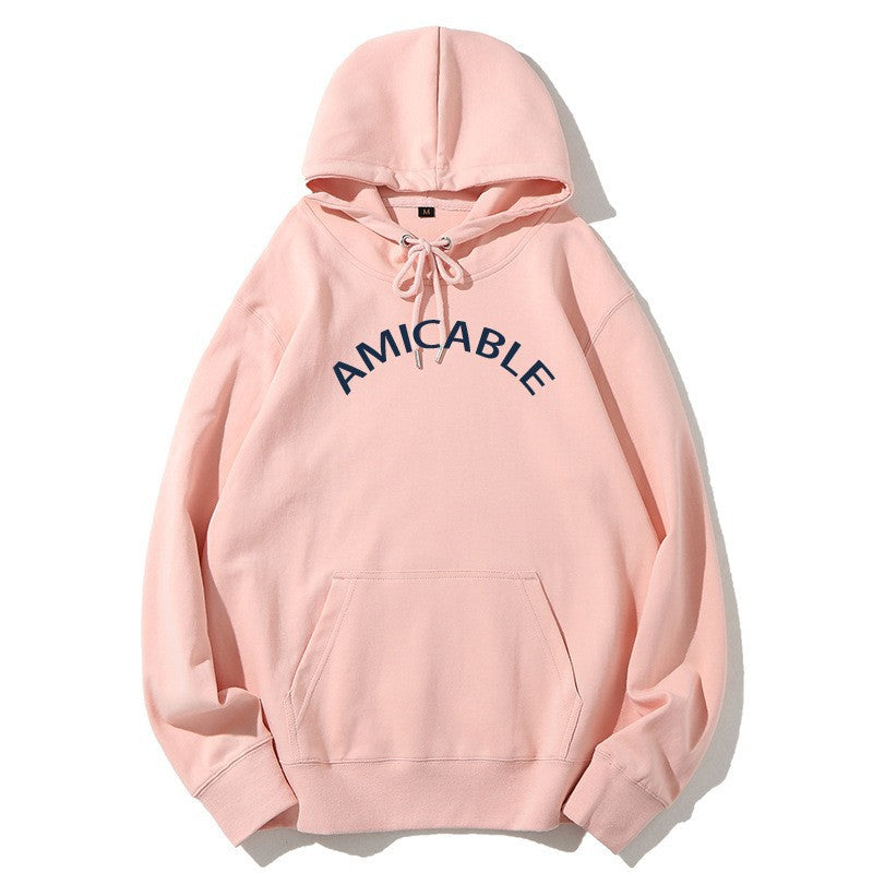 Women's hoodie with large lettering and kangaroo pocket Lisslune