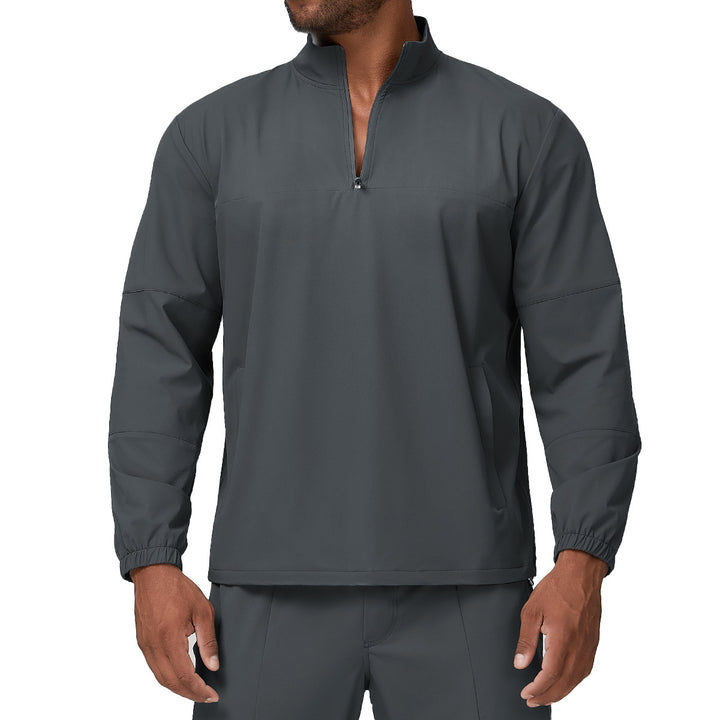 Men's Sporty Jacket with Short Zipper Lisslune