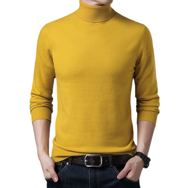 Men's turtleneck sweater made from high-quality wool Lisslune
