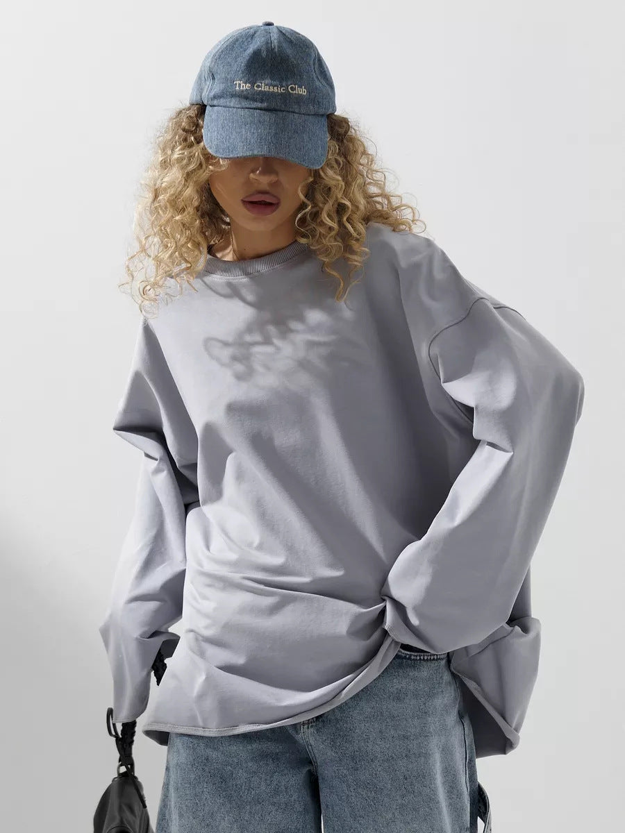 Women's oversized long sleeve shirt Lisslune