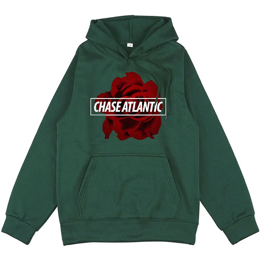 Women's hoodie with romantic rose design Lisslune