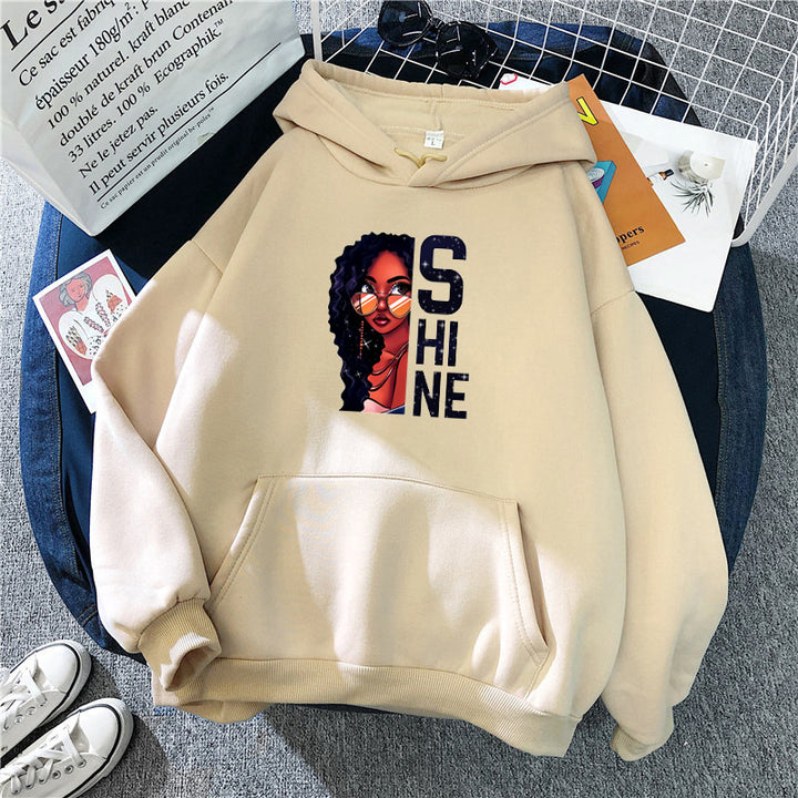 Women’s hoodie with creative feminine design Lisslune