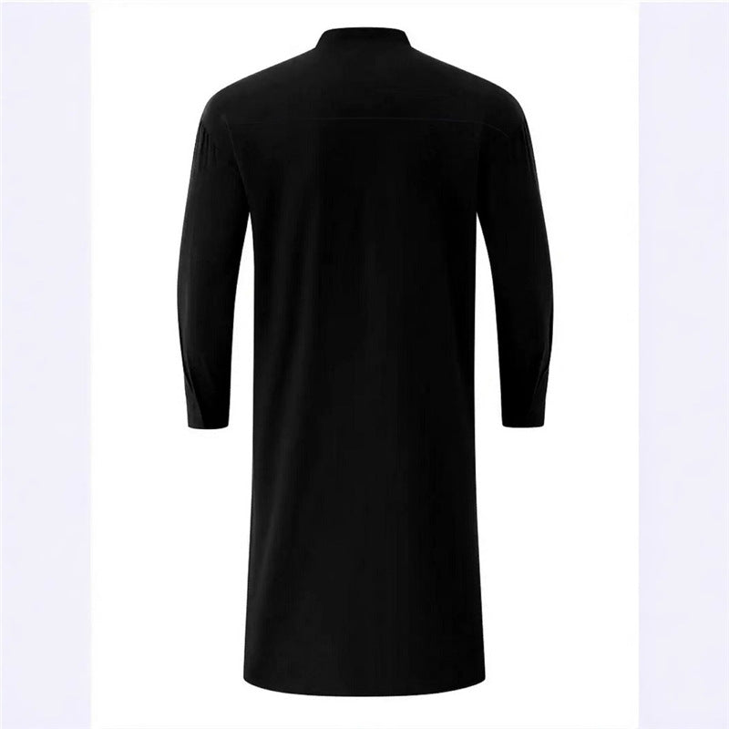 Men's elegant and fashionable kurta with high collar and button details Lisslune