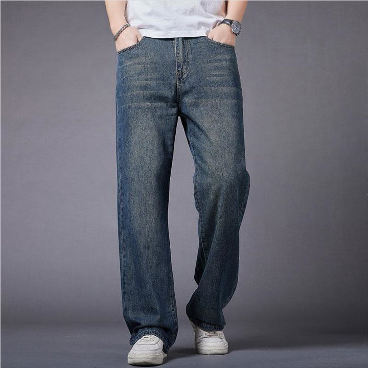 Men's Loose Denim Pants in Casual Style Lisslune