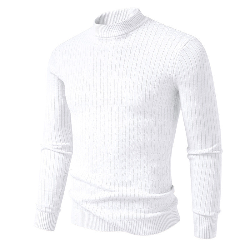 Men's turtleneck sweater made of high-quality knit Lisslune
