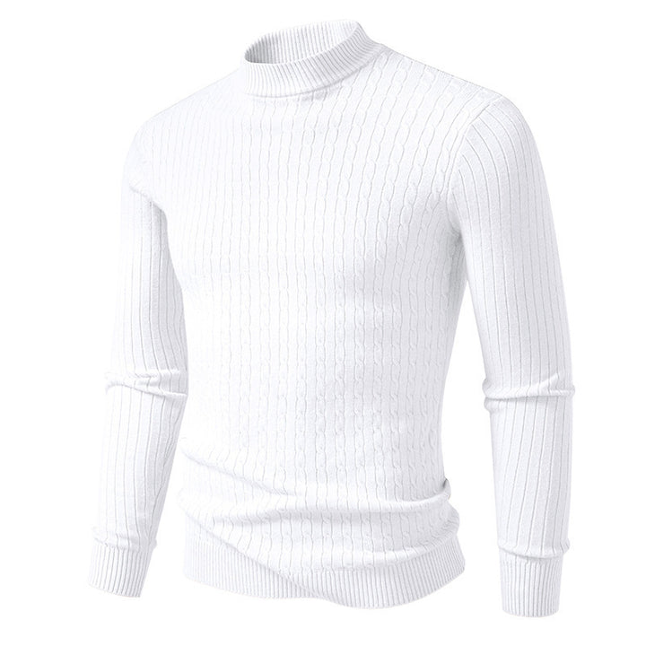 Men's turtleneck sweater made of high-quality knit Lisslune