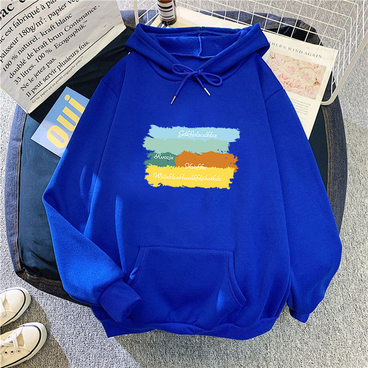 Women's casual hoodie with creative graphic design Lisslune