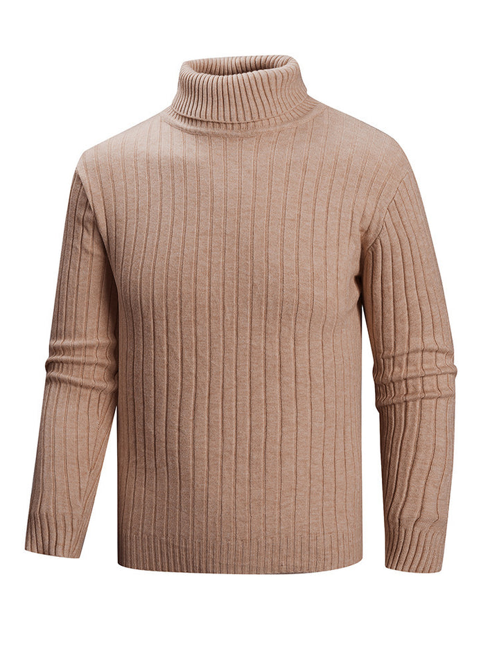 Men's Turtleneck Sweater made of high-quality fine knit Lisslune