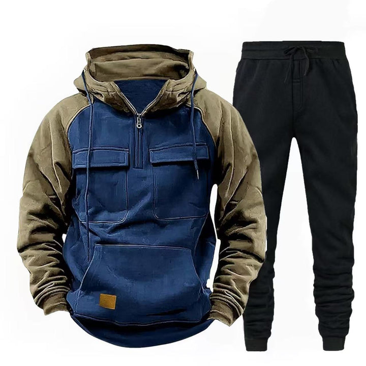 Men's functional zip-up hoodie and jogging pants Lisslune