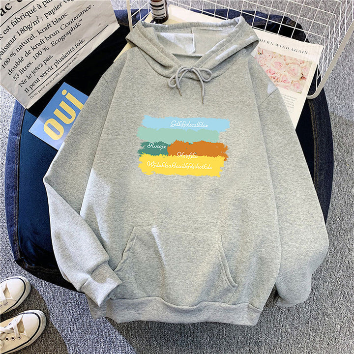Women's casual hoodie with creative graphic design Lisslune