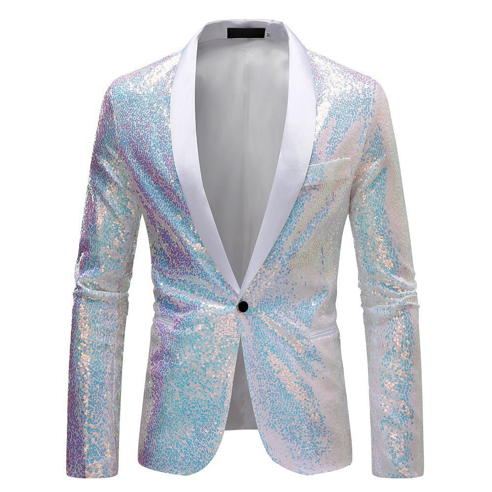 Men's shimmering sequin blazer Lisslune