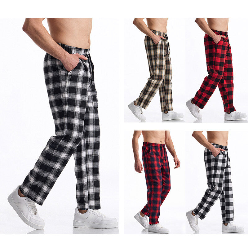 Men's pajama pants made of soft flannel Lisslune