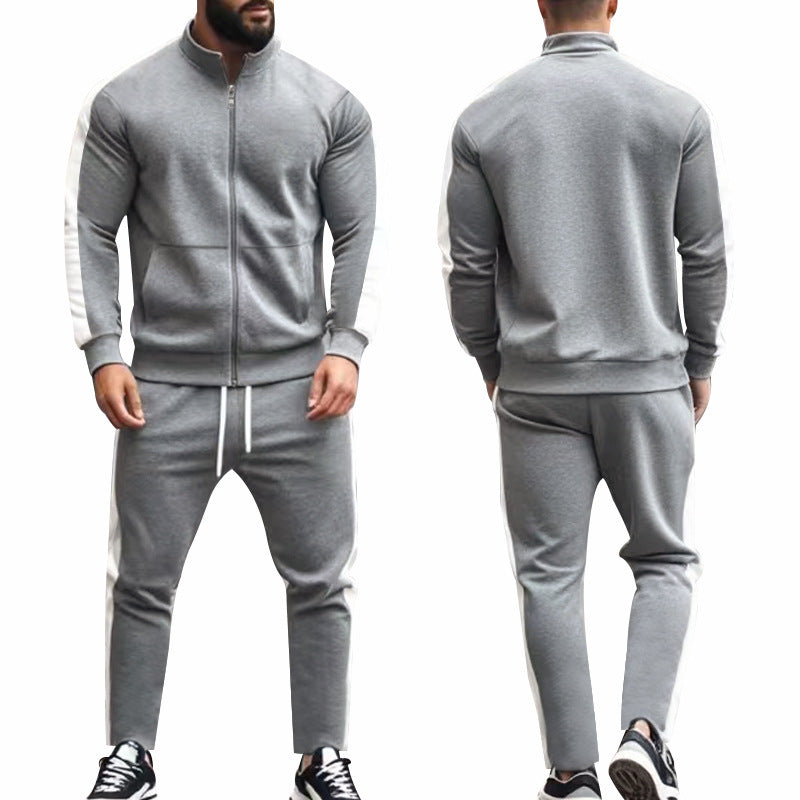 Men's sporty hoodie jacket and jogging pants set Lisslune