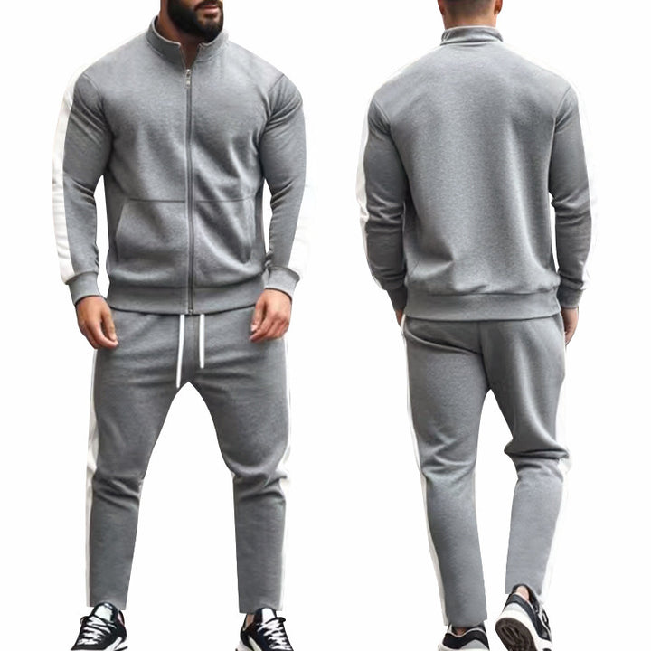 Men's sporty hoodie jacket and jogging pants set Lisslune