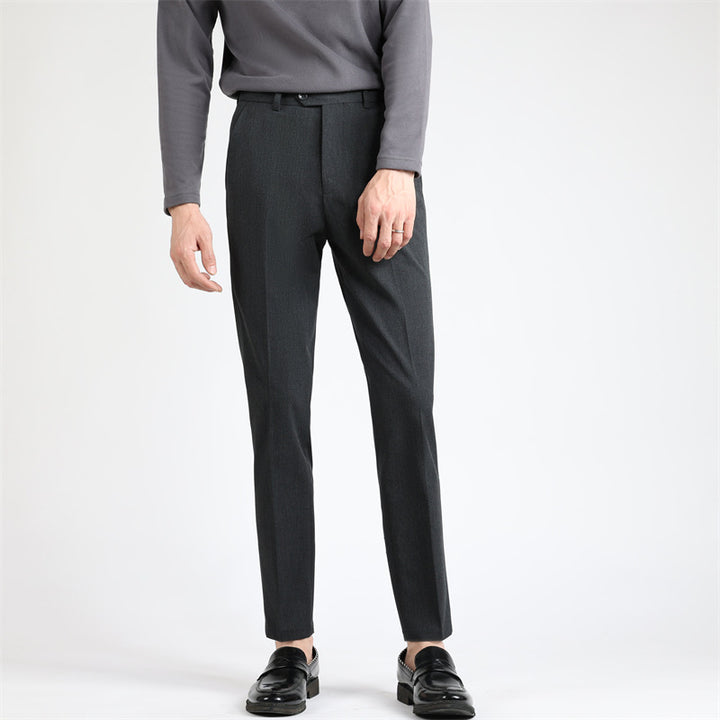 Men's elegant suit trousers with a slim fit and fine pattern Lisslune