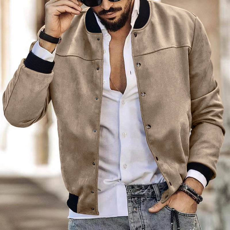Men's bomber jacket in a casual style with practical pockets Lisslune