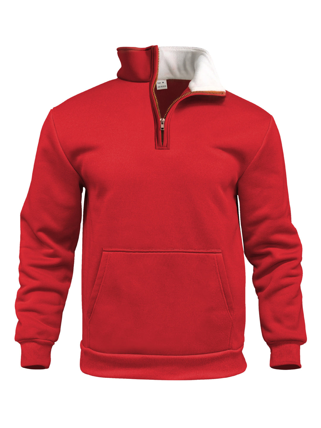 Men's sporty sweatshirt with innovative collar and practical kangaroo pocket Lisslune