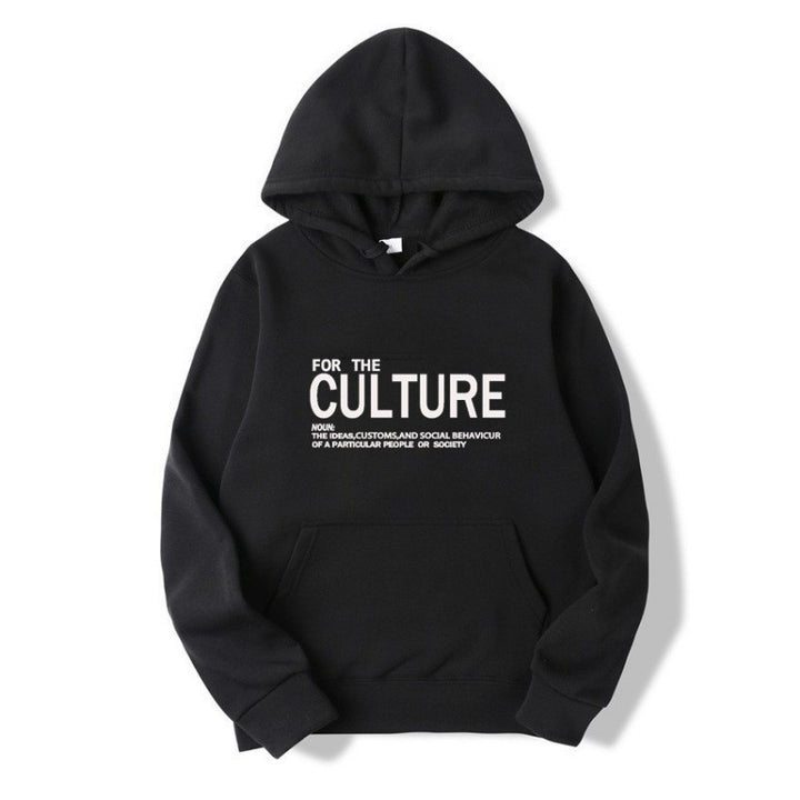 Ladies hoodie with inspiring cultural print Lisslune