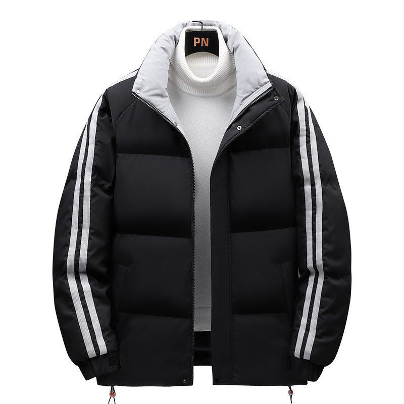 Men's insulated sports jacket with reflective stripes Lisslune