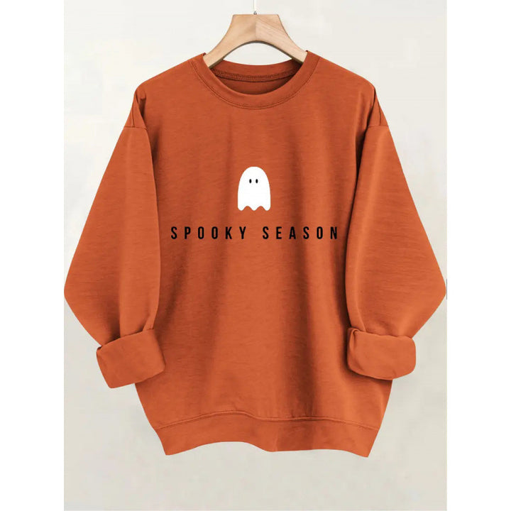 Women's sweatshirt with casual spooky design and soft inner fleece Lisslune