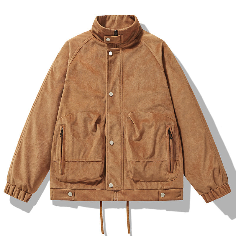 Men's Leisure Jacket with Versatile Insert Pockets Lisslune