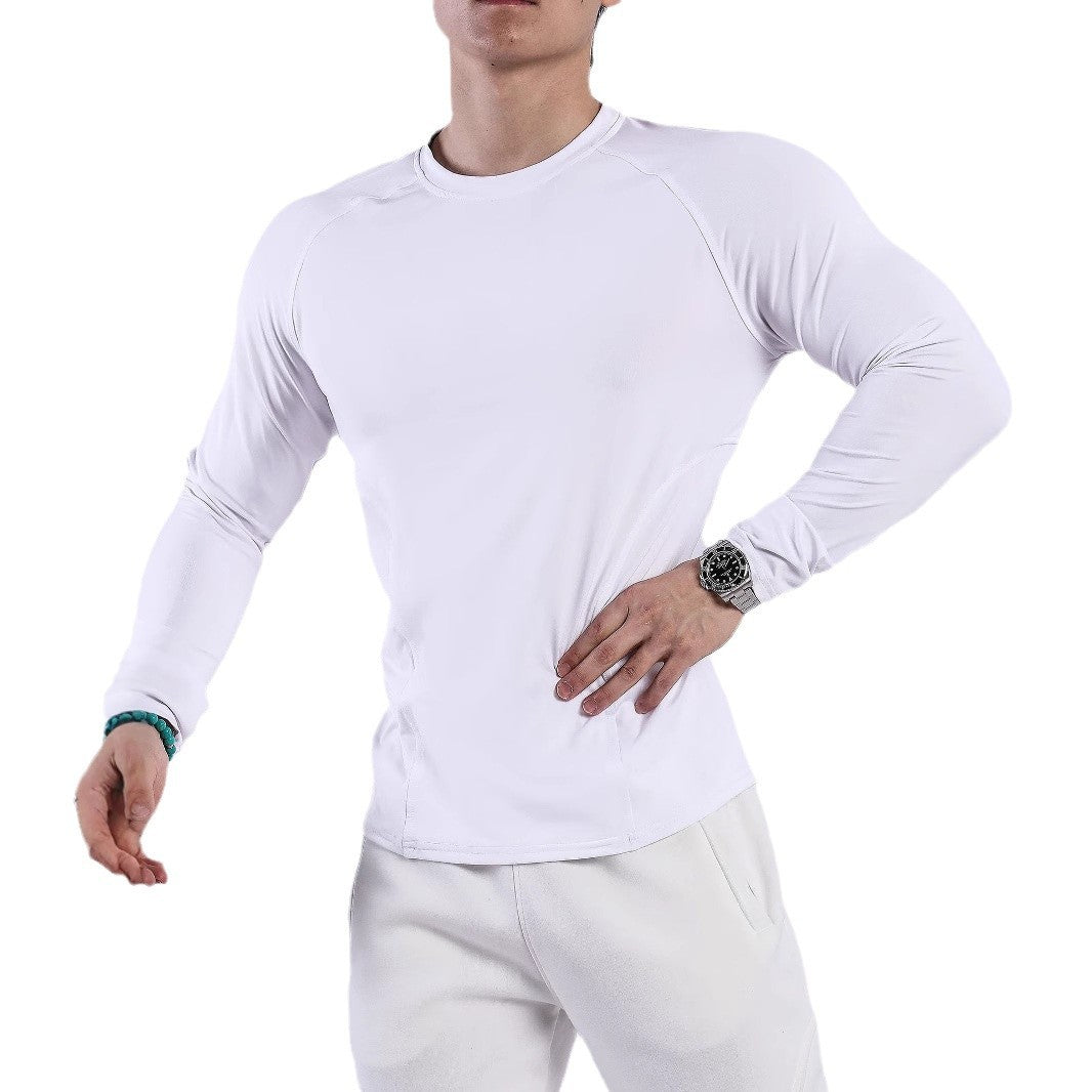 Men's Sports Long Sleeve Shirt made of breathable and moisture-regulating material Lisslune