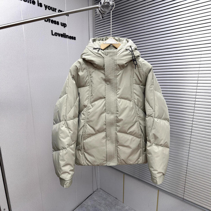 Men's Insulated Winter Jacket with Practical Hood Design Lisslune