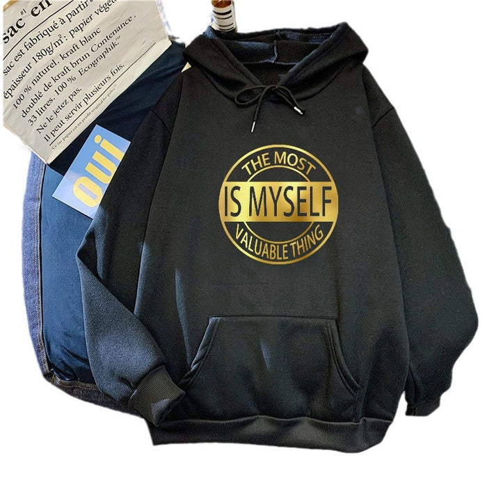 Women's hoodie with inspiring lettering Lisslune