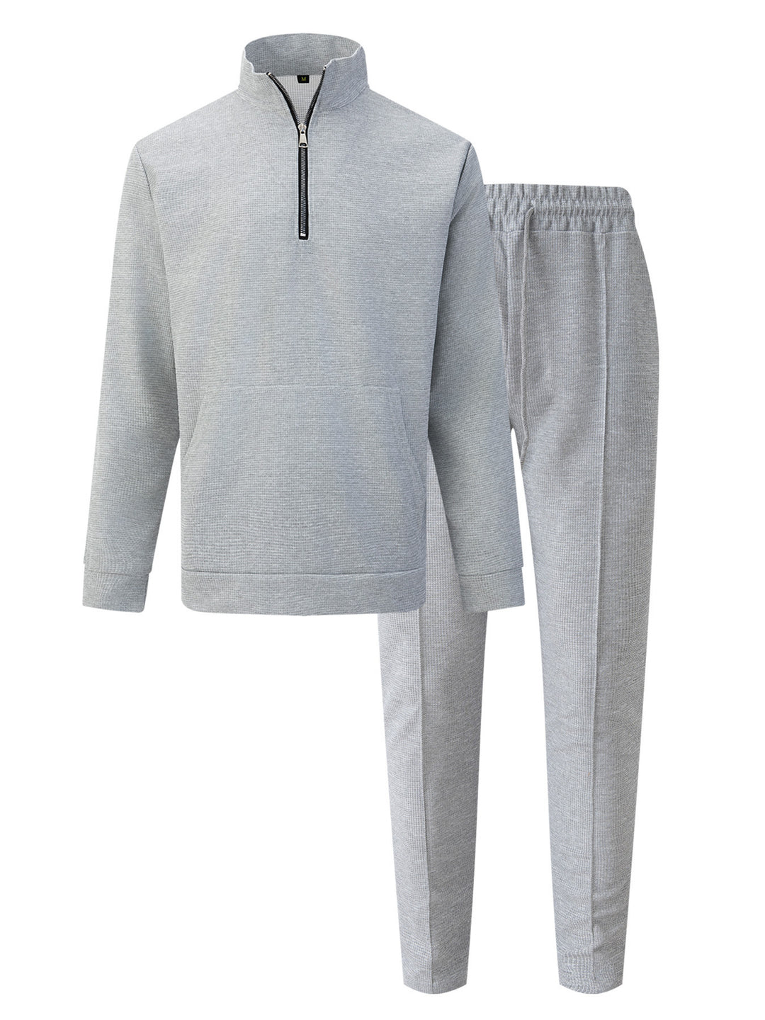 Men's Sporty Zip Sweater with Comfortable Jogging Pants Lisslune