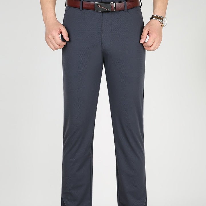 Men's formal chino pants with modern fit Lisslune