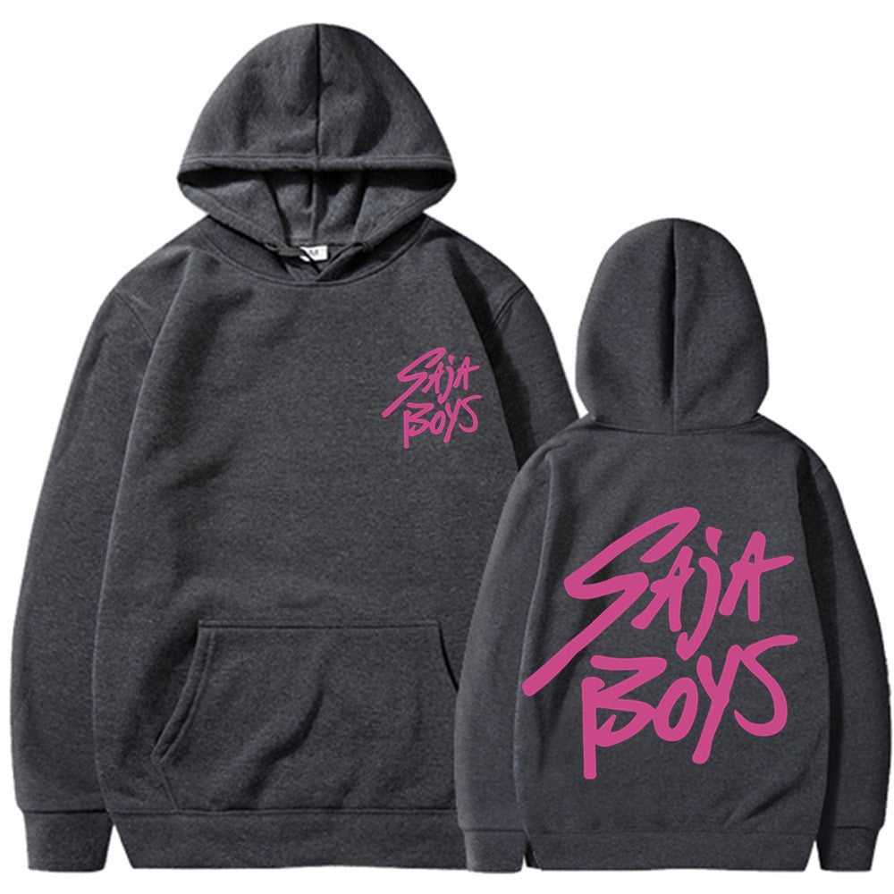 Women's hoodie with distinctive lettering and kangaroo pocket Lisslune