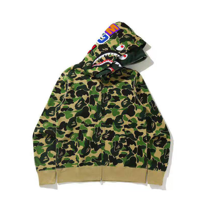 Men's hoodie with a unique camouflage design and a striking zipper Lisslune