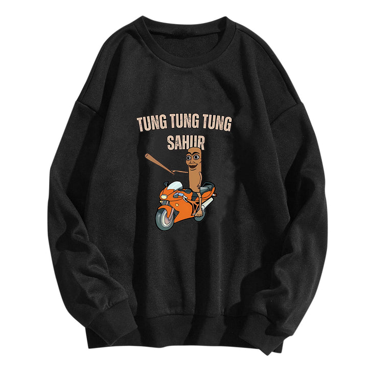 Women's casual sweatshirt with funny graphic design Lisslune