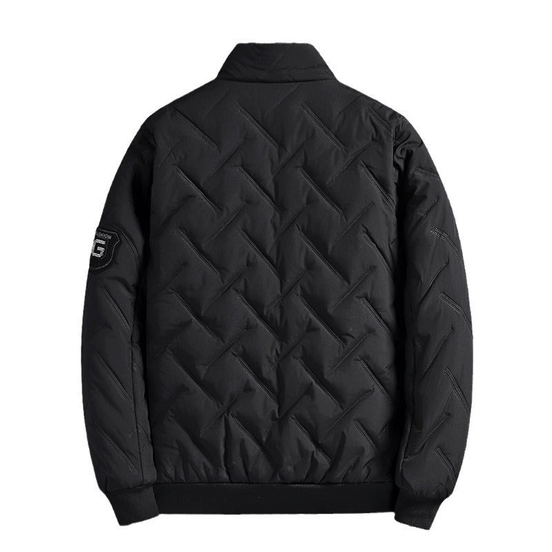 Men's modern quilted bomber jacket Lisslune