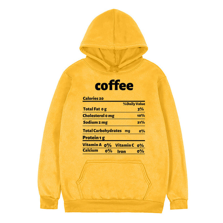 Women's hoodie with creative nutritional design Lisslune