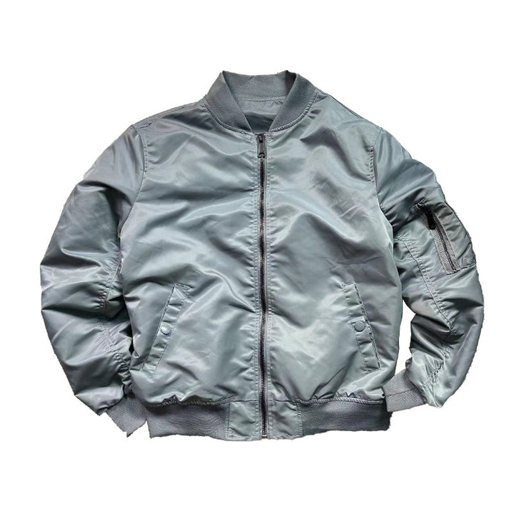 Men's fashionable bomber jacket with practical zip pockets Lisslune