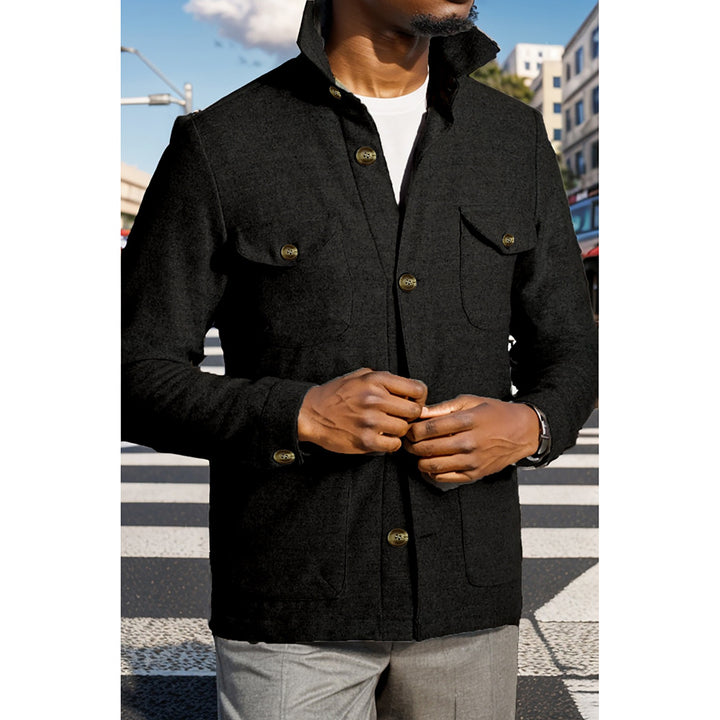 Men's fashionable outdoor jacket with practical pockets Lisslune