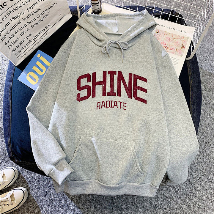 Women's hoodie with eye-catching lettering Lisslune