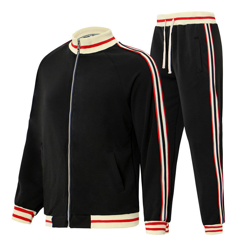 Men's sporty tracksuit with modern design and functional details Lisslune