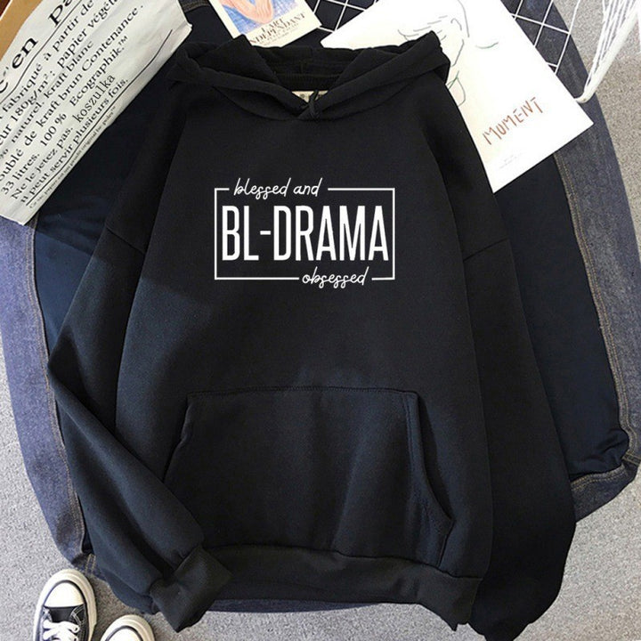 Women's hoodie with modern statement print Lisslune