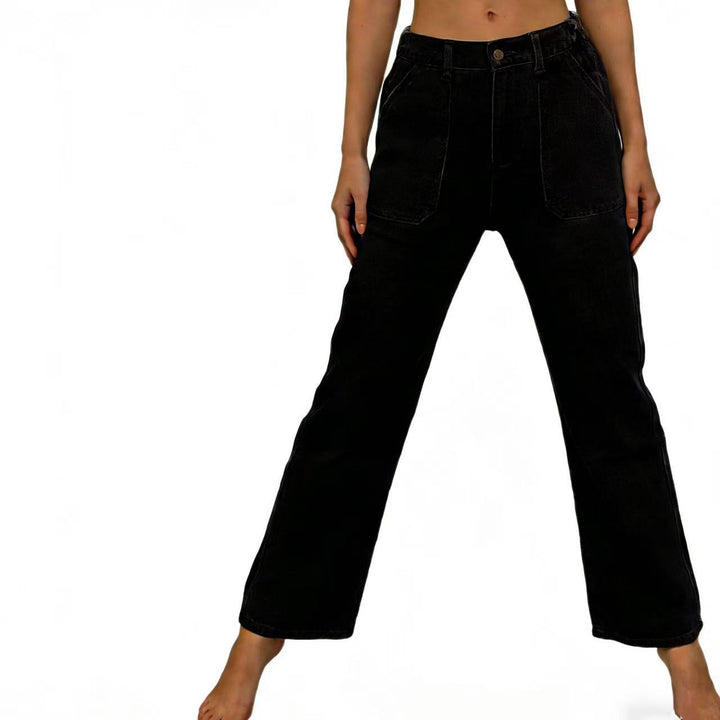 Women's High-Waist Jeans in Vintage Style Lisslune