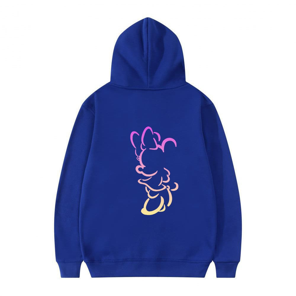 Women's hoodie with artistic cloud design and soft inner lining Lisslune
