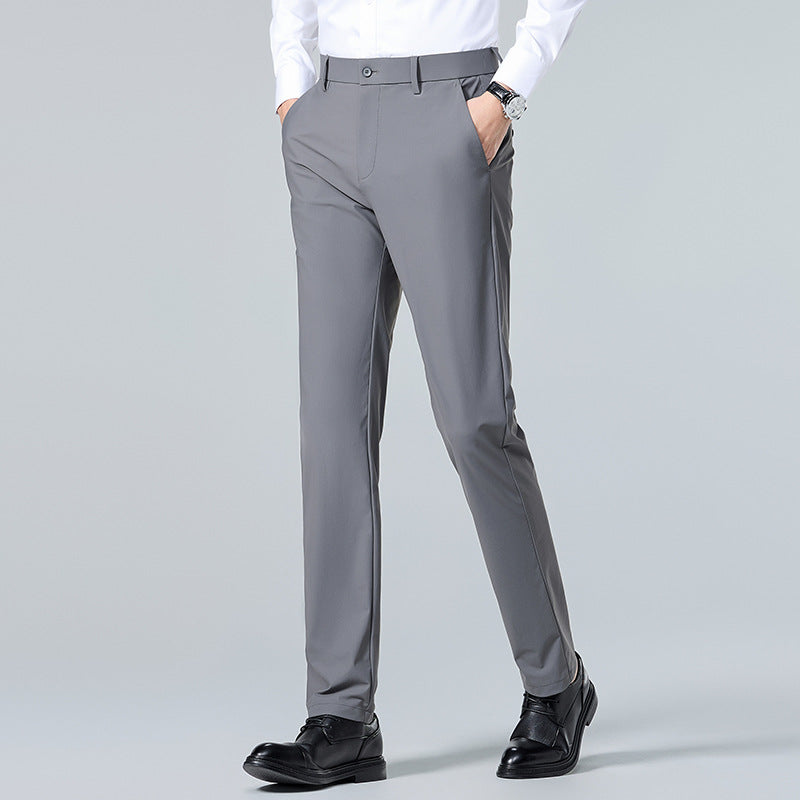 Men's Elegant Slim-Fit Suit Trousers Lisslune