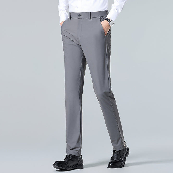 Men's Elegant Slim-Fit Suit Trousers Lisslune
