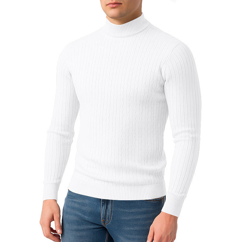 Men's turtleneck sweater made of high-quality knit Lisslune
