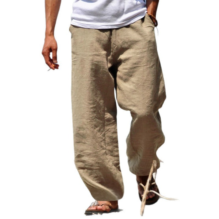 Men's Airy Linen Pants Lisslune