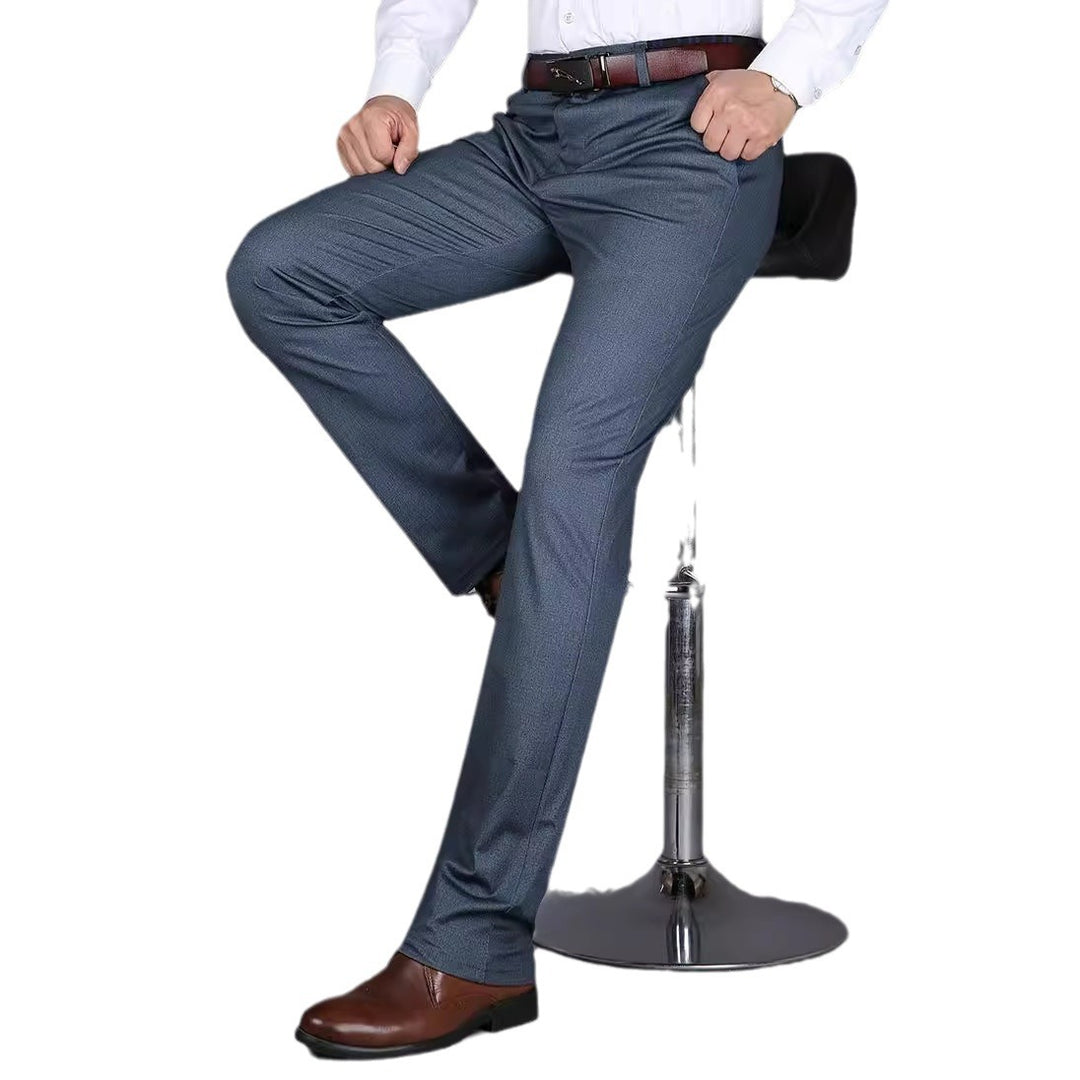 Men's High Quality Fabric Trousers in Elegant Cut Lisslune