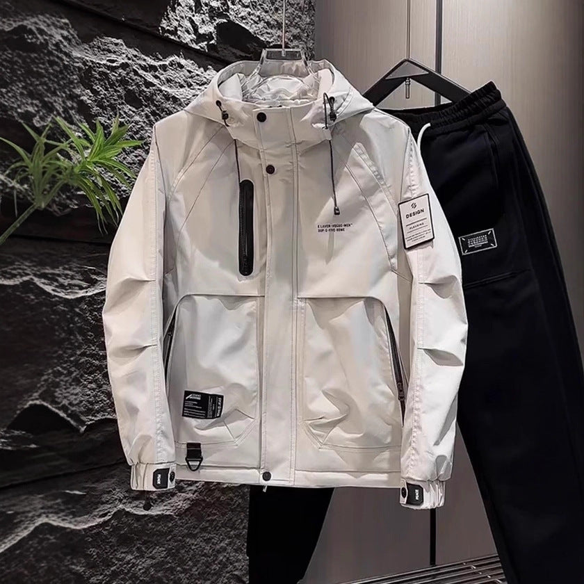 Men's Functional Outdoor Jacket with Breathable Properties Lisslune