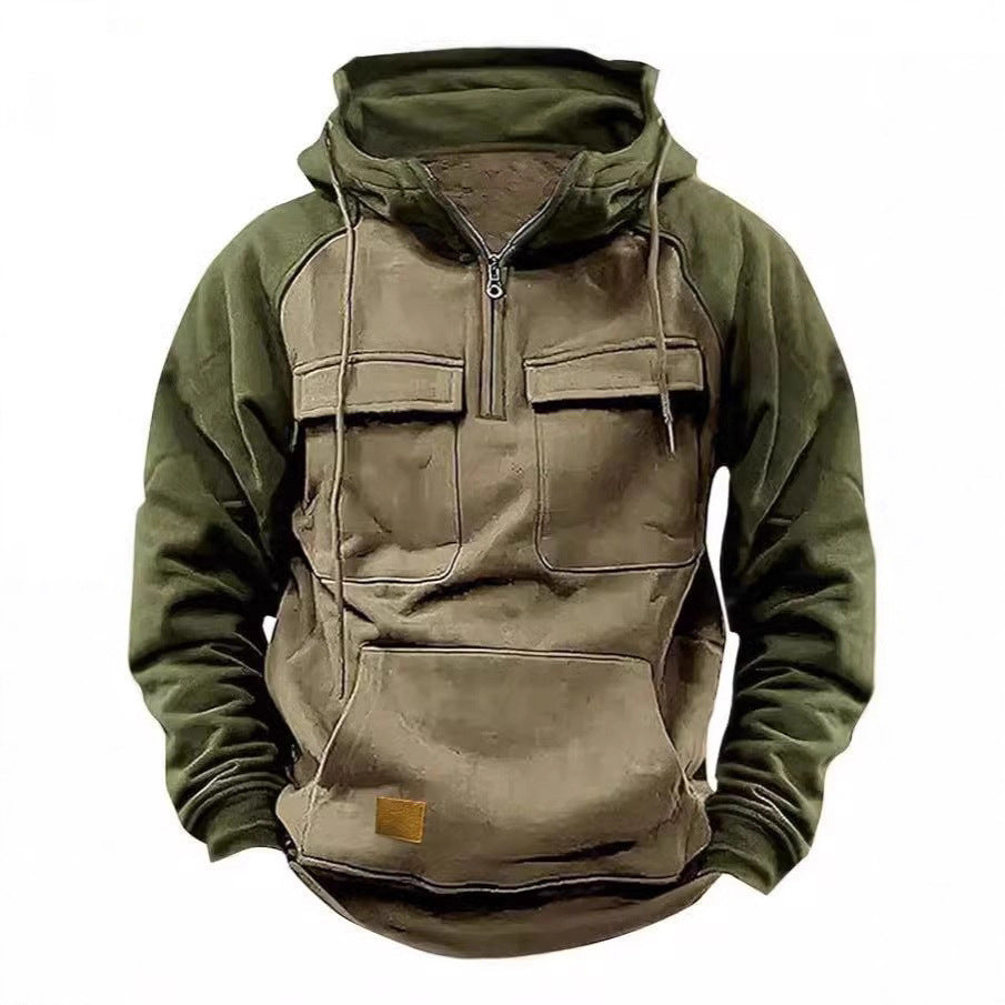 Men's stylish hoodie with functional pockets Lisslune