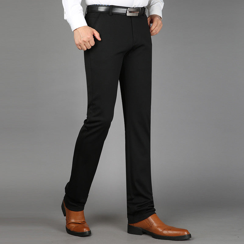 Men's Elegant Suit Pants with Stylish Pocket Design Lisslune